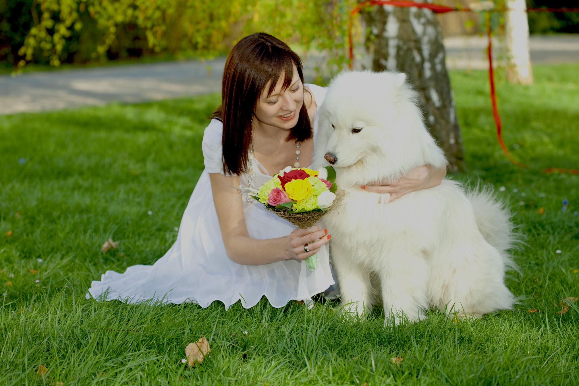 girl_and_dog- wedding_favours-ISPCA